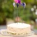 Fabric Flower Cake Toppers