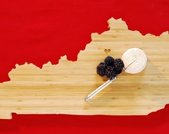 AHeirloom's Kentucky State Shaped Cutting Board