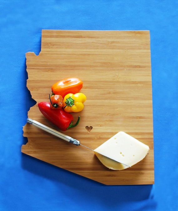 AHeirloom's Arizona State Shaped Cutting Board