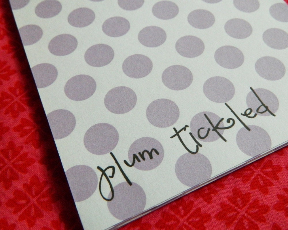 PlumTickled -southern expressions notepad