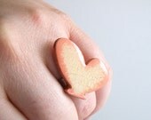 Wooden Butterfly Ring - LOVELY FLYING BUTTERFLY