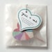 Love is Beautiful Wooden Rainbow Heart Cake Topper