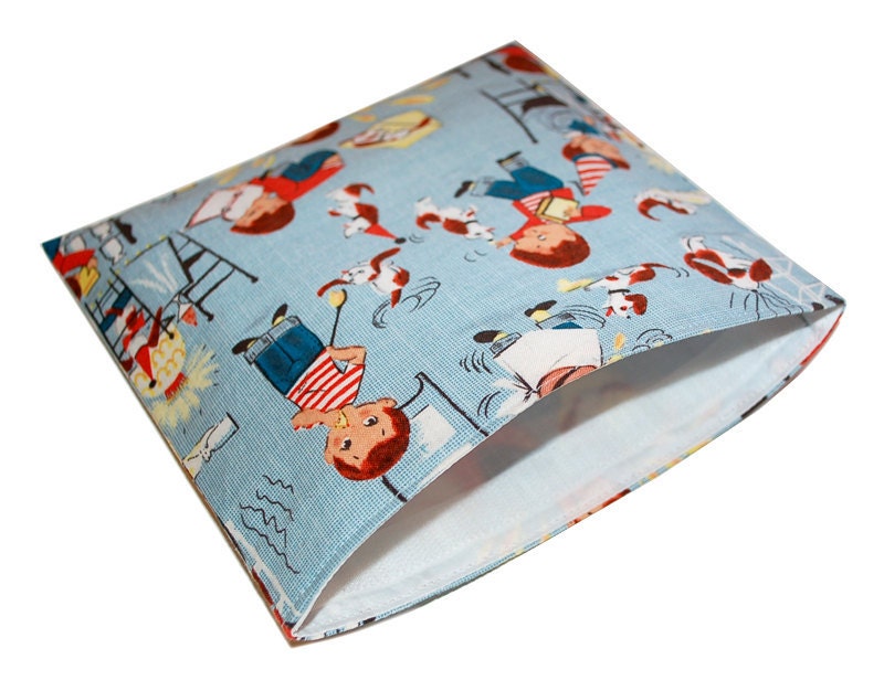 Reusable Sandwich Bag - Retro Boy