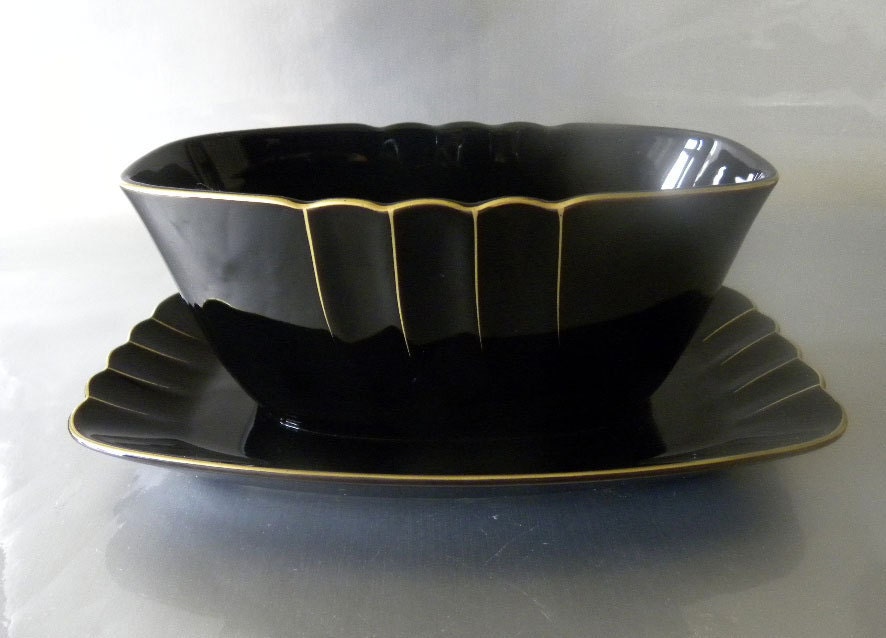 Black Gravy Boat