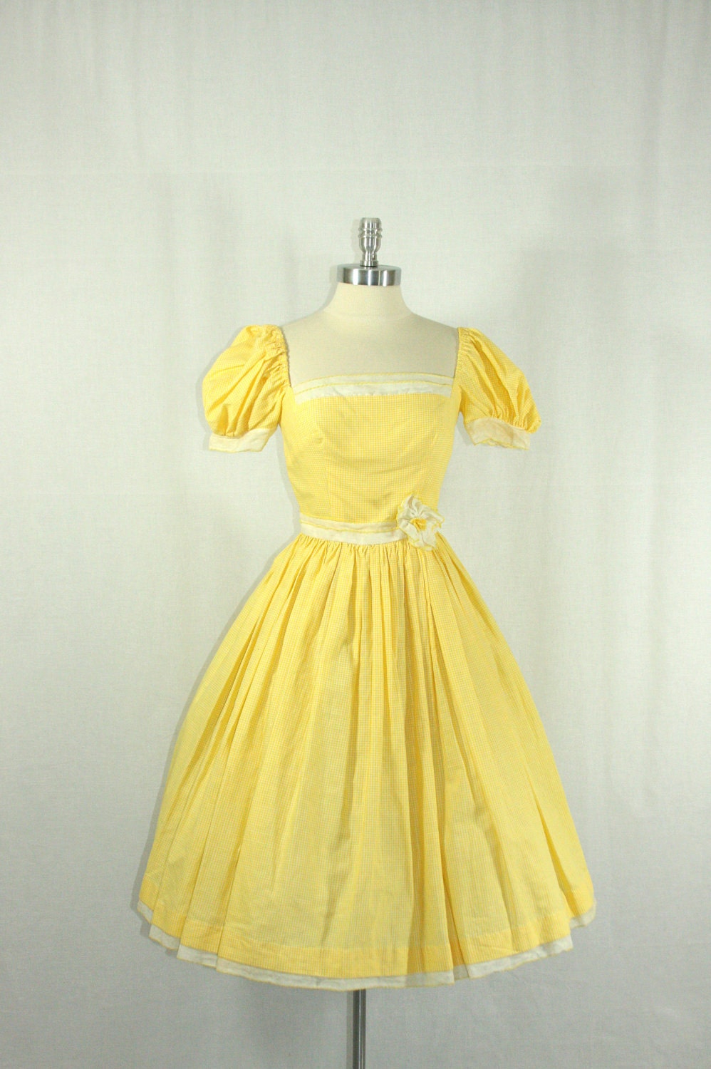 Yellow Cotton Skirt