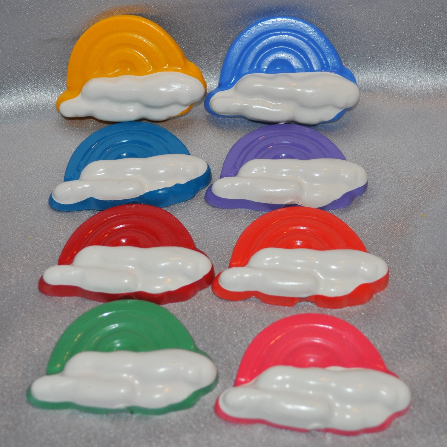Recycled Crayons Large Rainbow Shaped Total of 16. Il_570xn