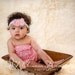 Light pink lace petti romper
