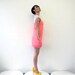 Tiffany - Light coral eco designer dress - Small only - SALE