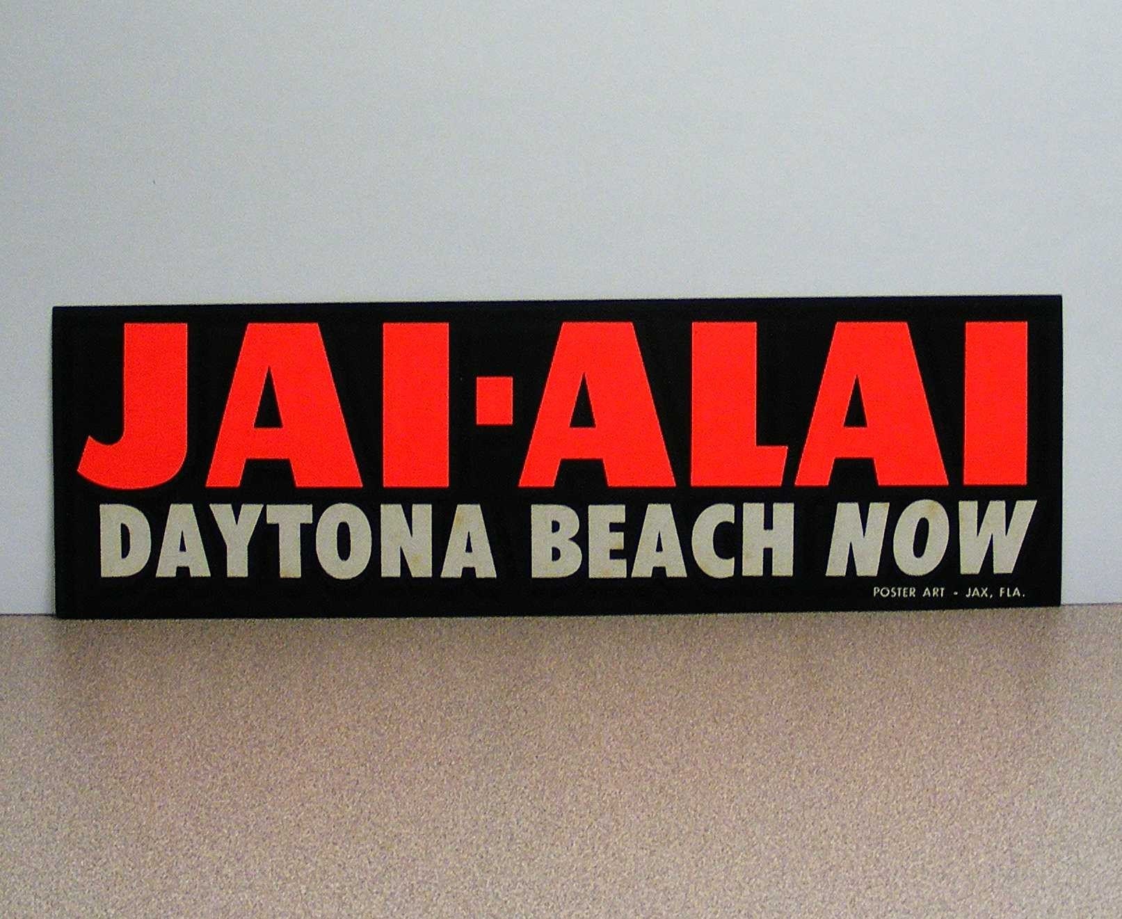 Daytona Beach Jai Alai Bumper Sticker