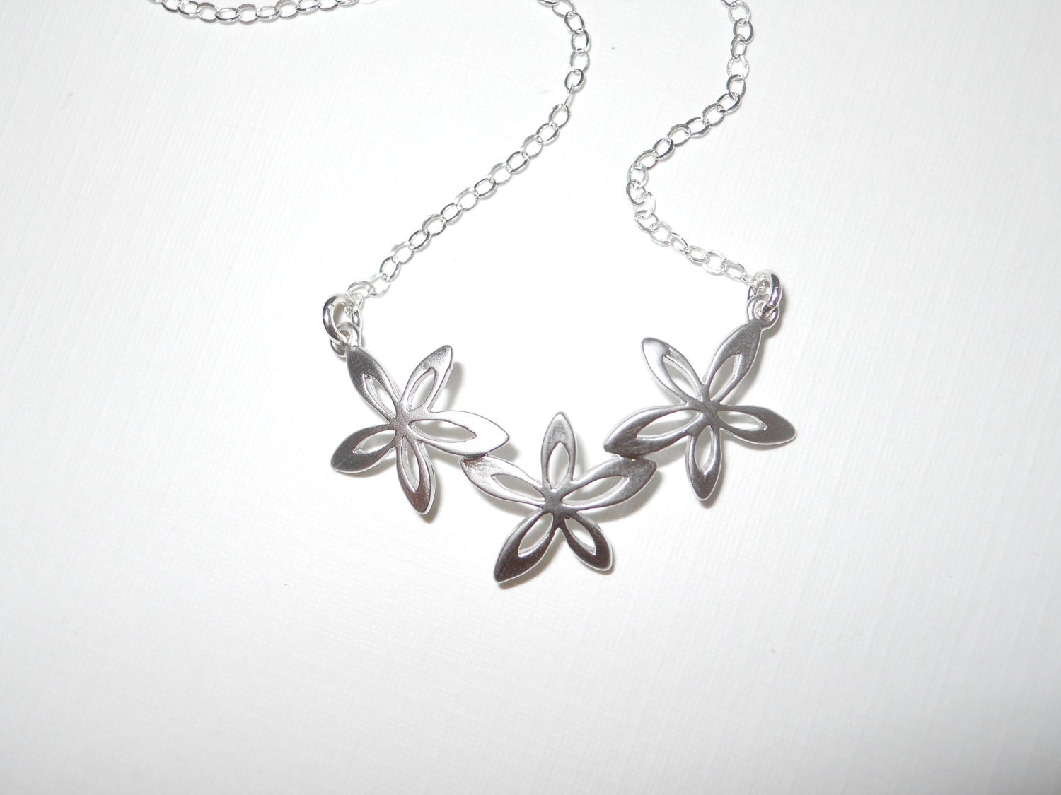 Petite Plumeria Flower Necklace
