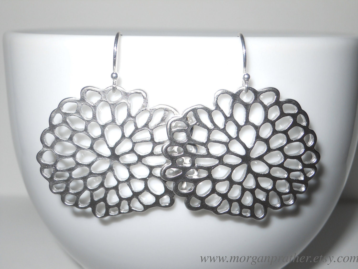 Chrysanthemum Flower Earrings