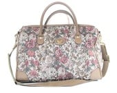 S A L E  80s Dvf Rose Tapestry Carry-on Luggage