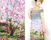 S A L E Handmade Cherry Blossom Spring Skirt (Xs/S)