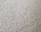 Papercut Ketubah - Peonies