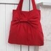 Purse-Shoulder Bag-Double Straps-Red-Large