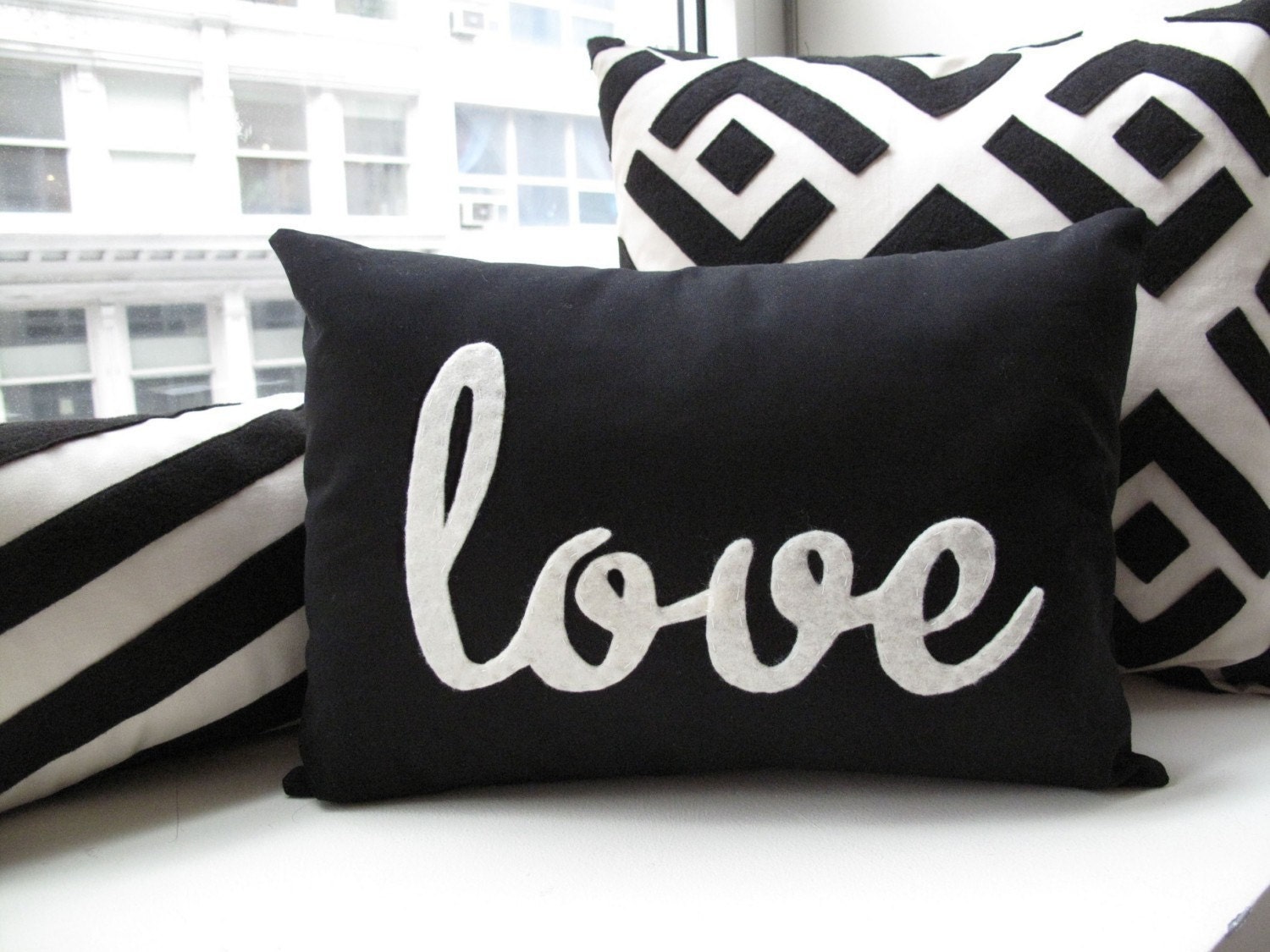 Black Love Pillow