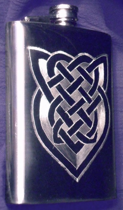 Knot a Shield Flask