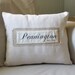 custom family name pillow cover