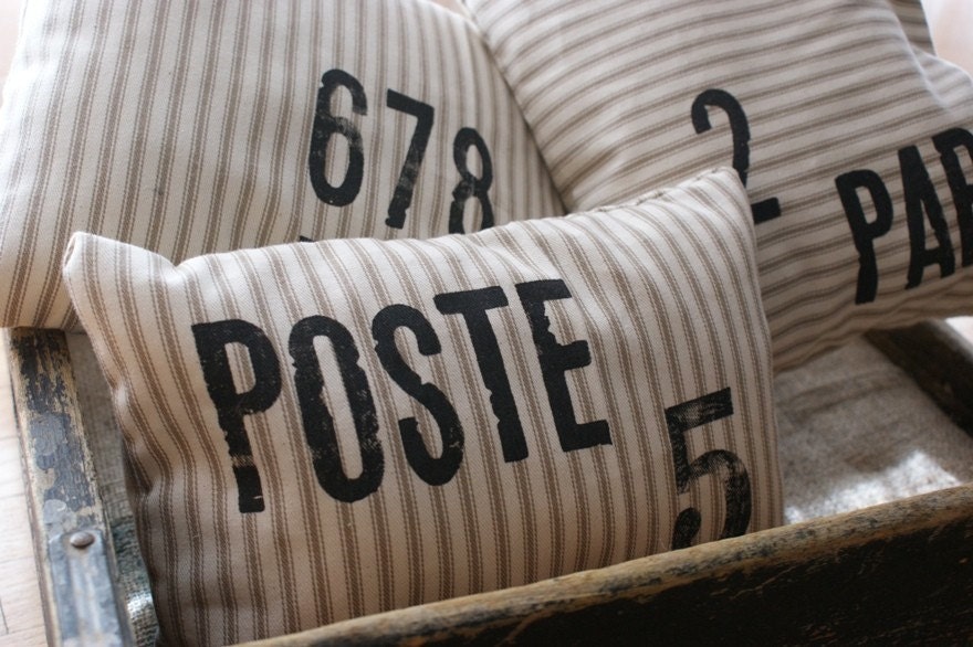 Petit French Industrial Pillows   Series 1