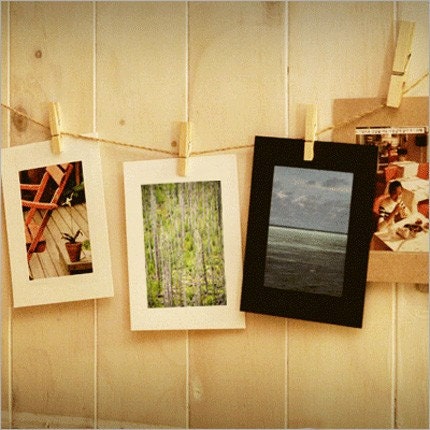 4x6 Photo Cards - Picture Display Hanging Frame Set