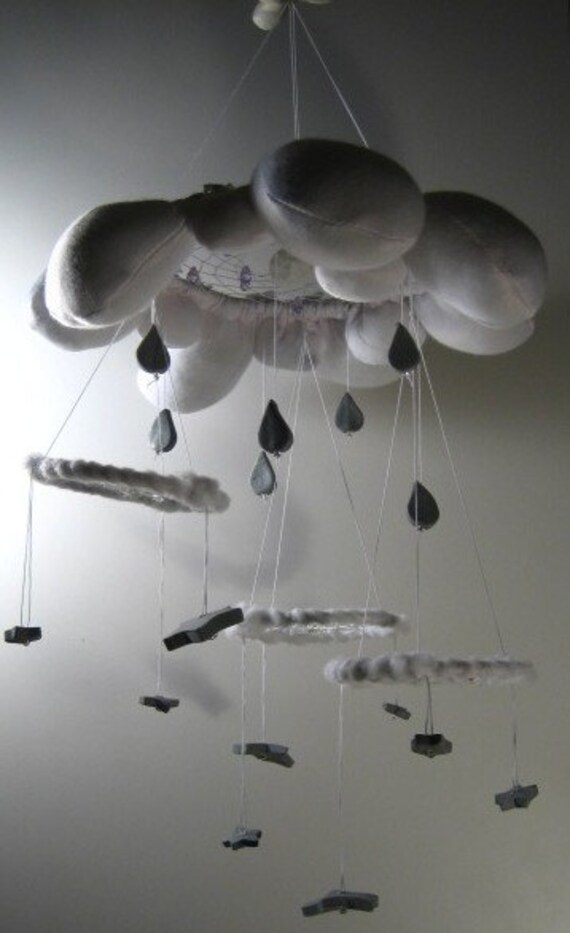 Dream Cloud - OOAK Handmade Cloth Dreamcatcher Dreamweb Mobile