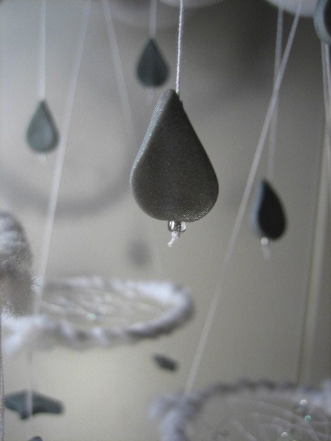 Dream Cloud - OOAK Handmade Cloth Dreamcatcher Dreamweb Mobile