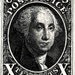 George Washington Intaglio Etching of the second US postage stamp