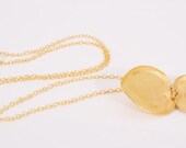 Art Deco Heart Locket with Surprise