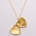Floral Heart Locket with Surprise