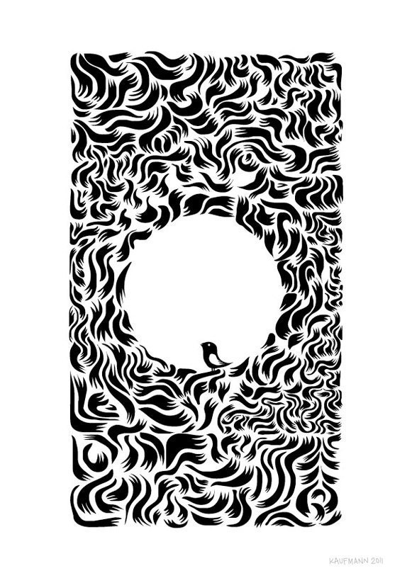 The Love Cage Print - 8x10 or A4