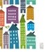 Houses and Birds Print