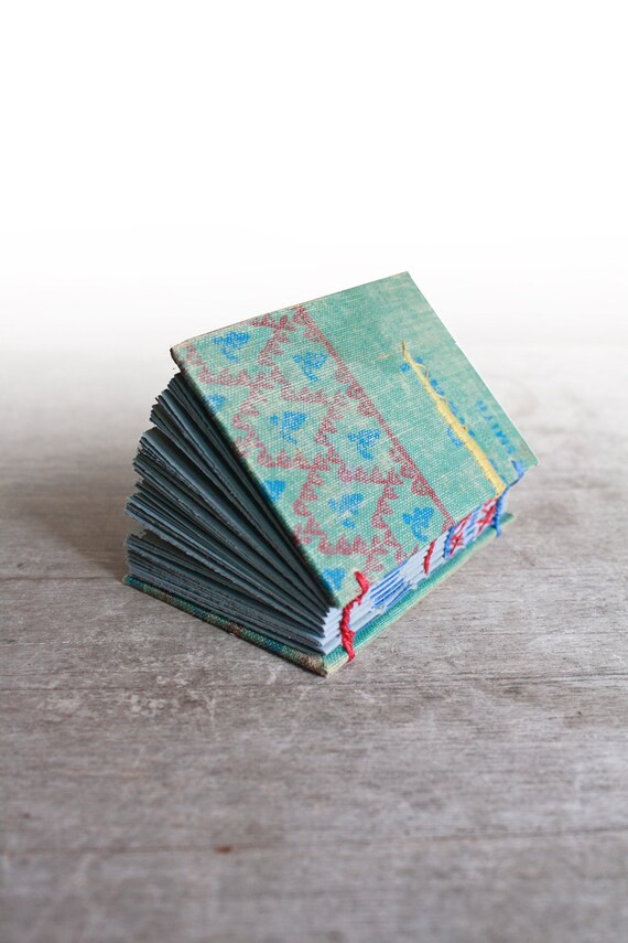 Sky Tribe- Mini Handstitched Journal