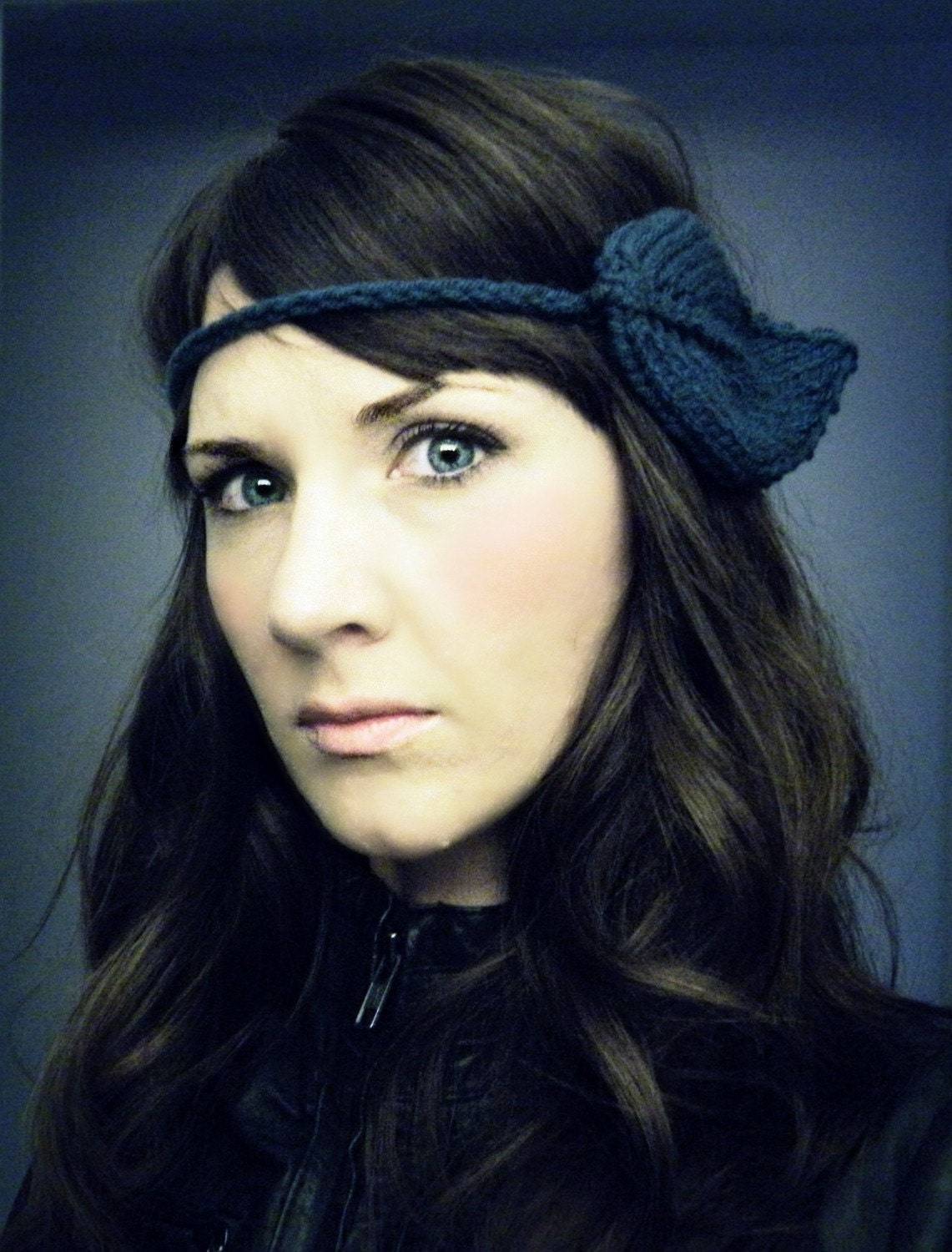 The Oakwood Headband. Leaf. Teal
