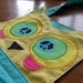 Kids Mini Rainbow Owl Apron ages 3 to 7 // Made to order