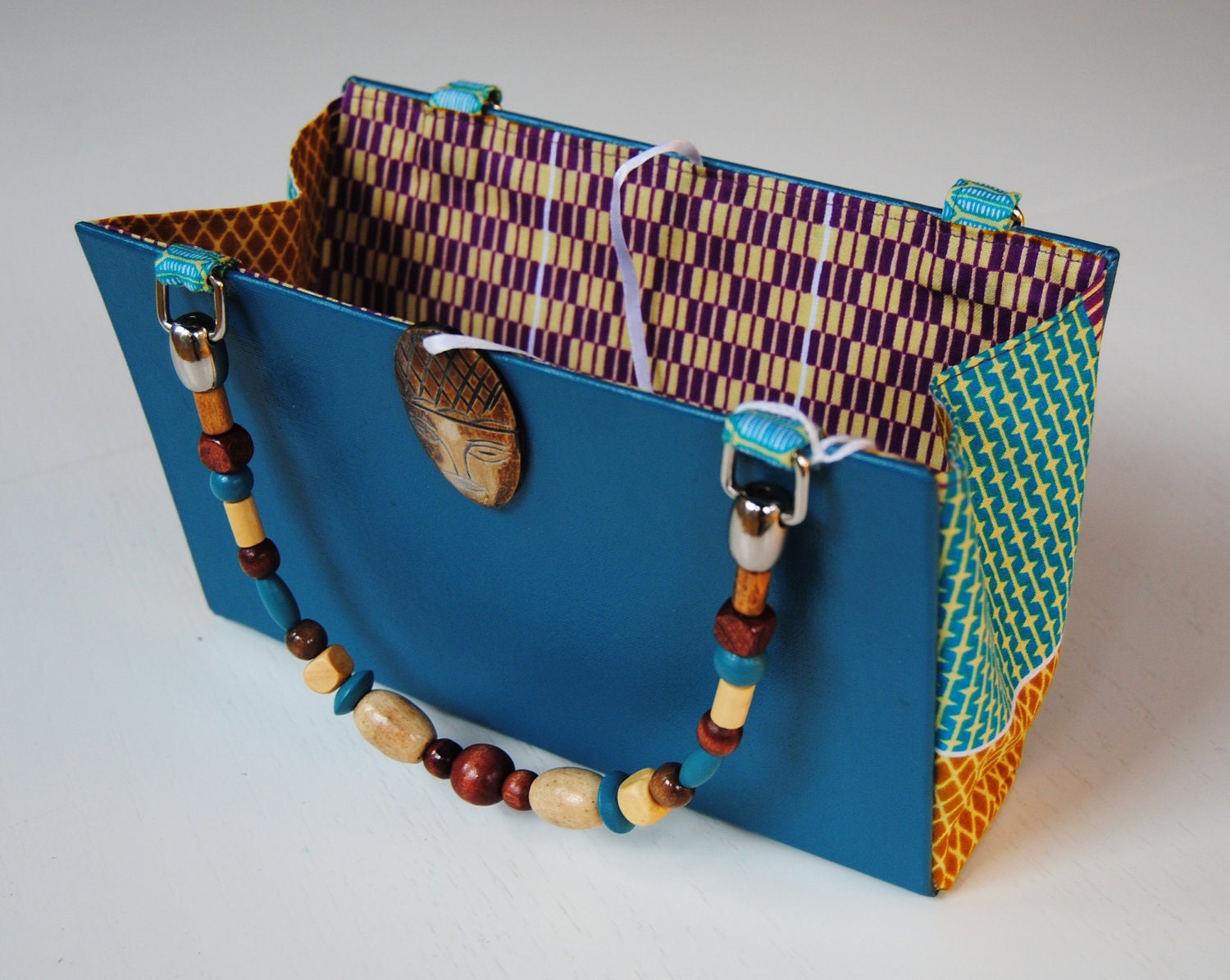 African Folklore - Upcycled Book Purse