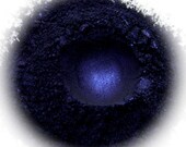 5g Mineral Eye Shadow - Blue Black - True Black With Royal Blue Sheen