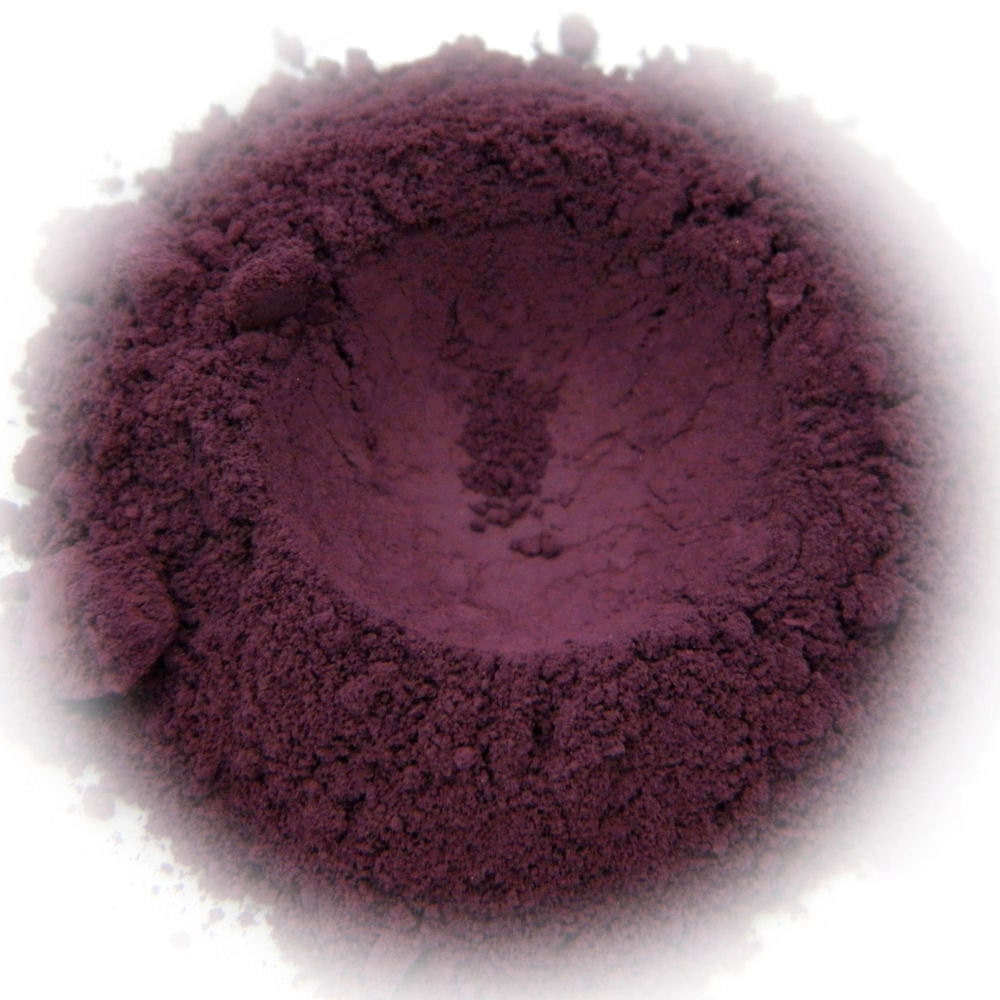 5g Mineral Eye Shadow - Plush - Dark Plum With Pink Sheen