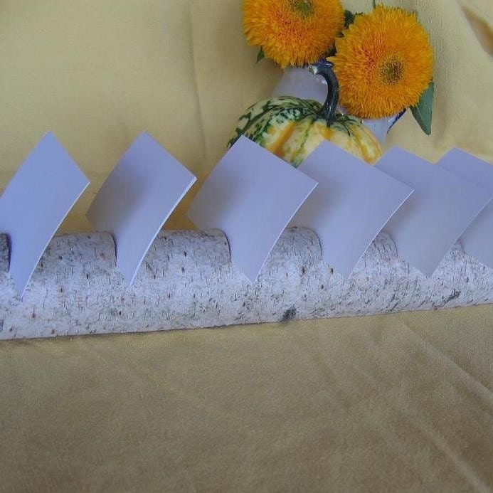 Birch Multi Place Card Escort Card Business Card Holder  for Weddings Businesses Crafters Artists