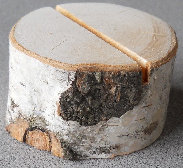 25 Birch Branch Rustic Table Number Holder Country Outdoor Natural Wedding Eco Friendly