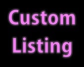 Custom listing for poofywoofy