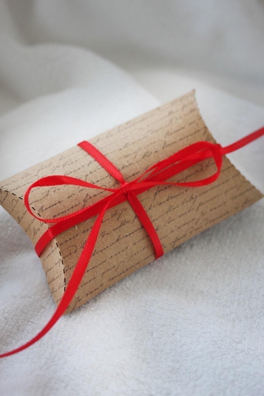 Printable Handwritten Pillow Box...Print as Many as you Want