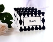 PRINTABLE Harlequin Place Cards DIY Print As Many and you want