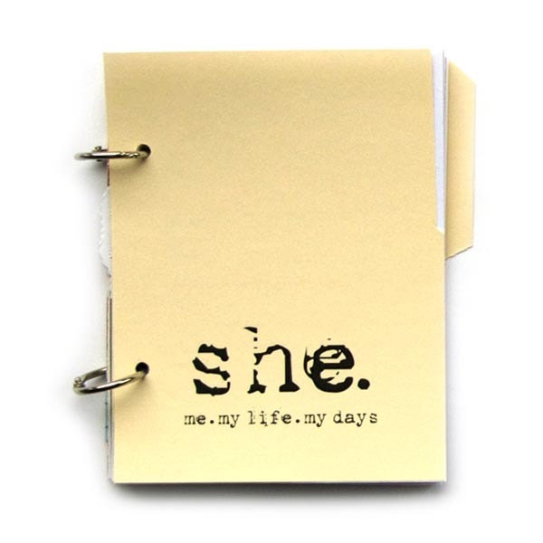 Personal Journal or Diary with Writing Prompts - She: Me, My Life, My Days in Lemon Cream Pie