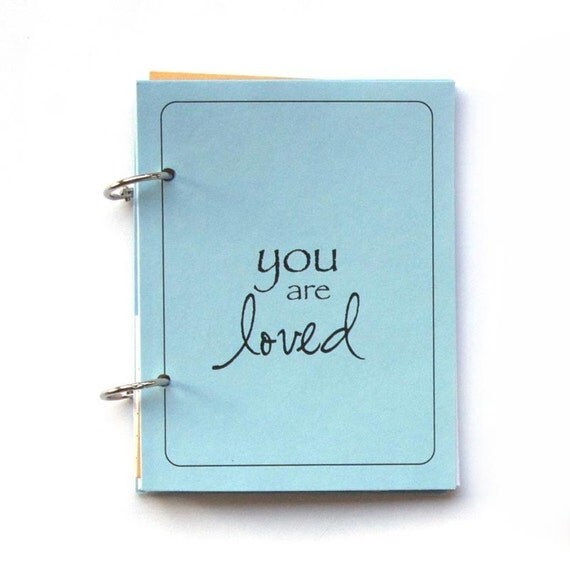 Baby Album or Baby Book for a Newborn or Adopted Baby- Writing Prompts for Celebrating Milestones in Pale Blue Linen