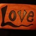 Fathers Day Gift Wood Carving Love Sign for Dad on etsy, Rustic Log Cabin Decor by Gary Burns the Treewiz, Handmade in Oregon Anniversary