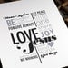 House Rules letterpress print by The Permanent Collection