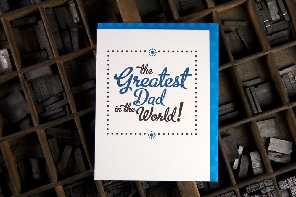 Greatest Dad father's day card by The Permanent Collection