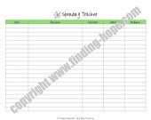 Spending Tracker Printable