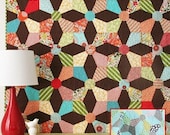 SALE...10% off, Kaleidoscope quilt pattern by Cluck Cluck Sew,  FREE Shipping with fabric purchase