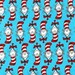New Dr. Seuss, Cat in the Hat BUNDLE, Fat Quarter, 12 total